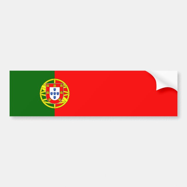 Adesivo Para Carro Portugal - bandeira portuguesa (Frente)