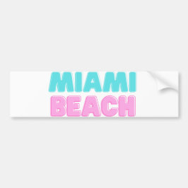 Adesivo Para Carro Praia de Miami