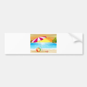 Adesivo Para Carro Praia e oceano