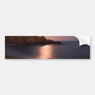 Adesivo Para Carro Praia roxa Catalonia do por do sol, espanha