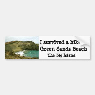 Adesivo Para Carro Praia verde Havaí das areias