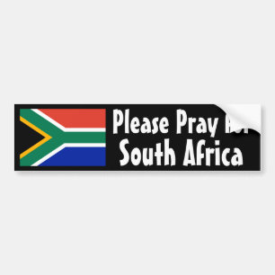 Adesivo Para Carro Pray para África do Sul