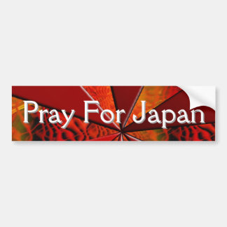 Adesivo Para Carro Pray para Japão