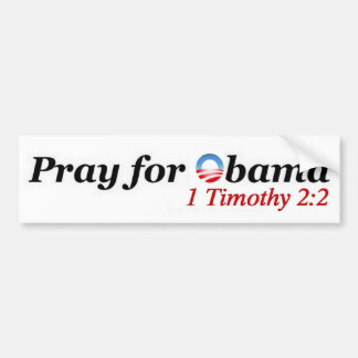 Adesivo Para Carro Pray para Obama