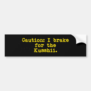 Adesivo Para Carro Precaução I Brake para o Kusshii