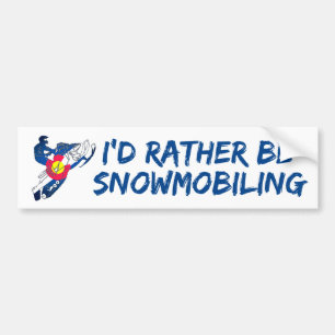 Adesivo Para Carro Preferencialmente estaria movendo neve no Colorado