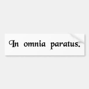 Adesivo Para Carro Preparado para todas as coisas