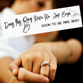 Adesivo Para Carro Presente de Noivado de Chic para Bride Show do Ane