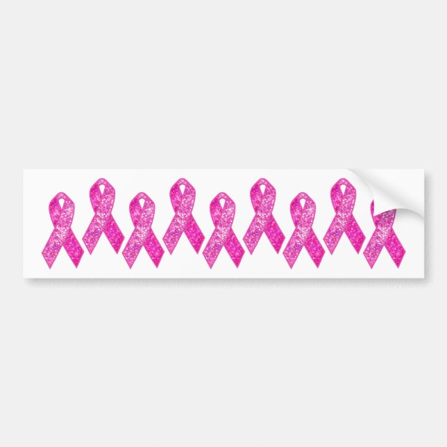 Adesivo Para Carro Presentes cor-de-rosa da faísca da fita (Frente)