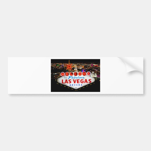 Adesivo Para Carro Presentes de Las Vegas (Frente)