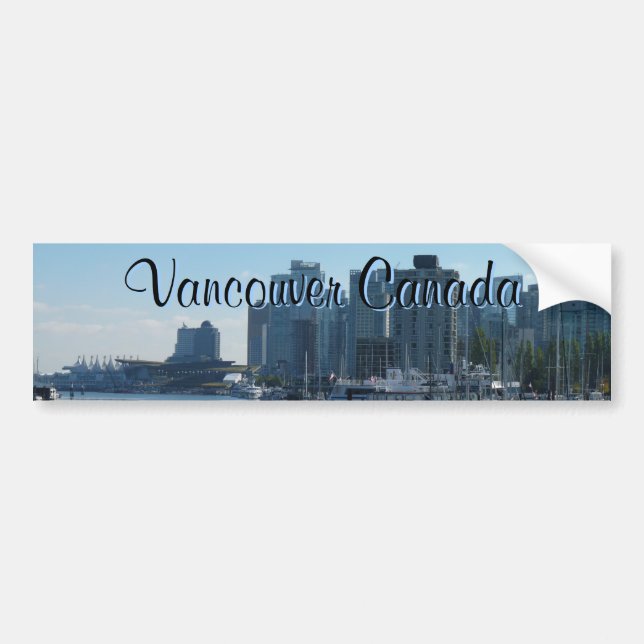 Adesivo Para Carro Presentes de Vancouver Bumper Sticker Vancouver So (Frente)