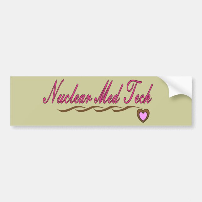 Adesivo Para Carro Presentes nucleares da tecnologia do MED (Frente)