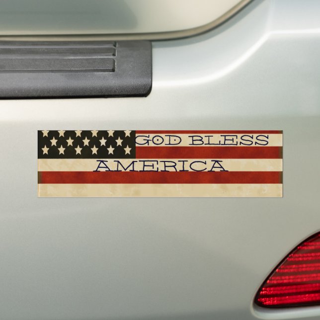 Adesivo Para Carro Presentes Russos de Bandeira Americana da American (No carro)