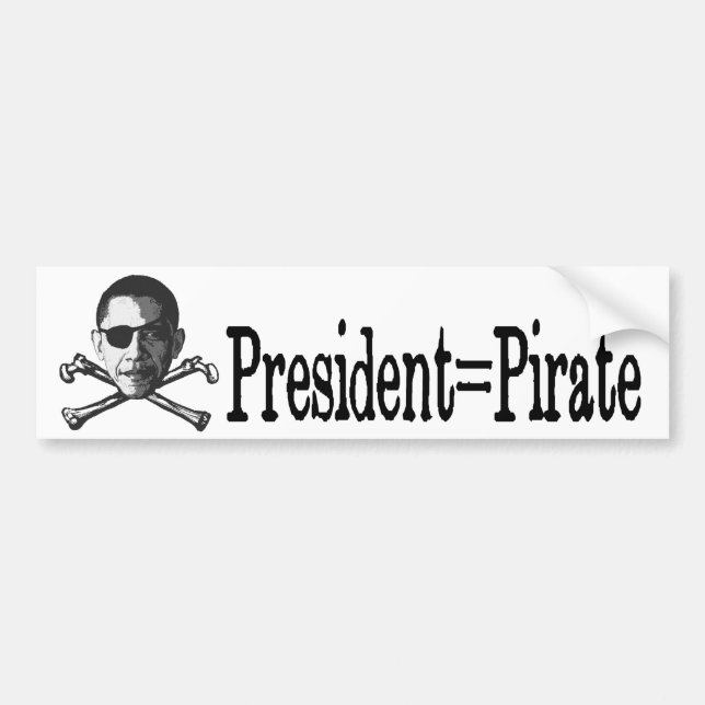Adesivo Para Carro President=Pirate (Frente)