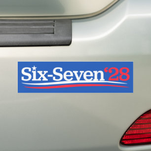 Adesivo Para Carro Presidente 67 Voto Sessenta e Sete 2028 Engraçado