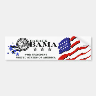 Adesivo Para Carro Presidente de Barack Obama 44o