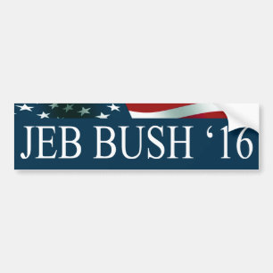 Adesivo Para Carro Presidente de Jeb Bush em 2016
