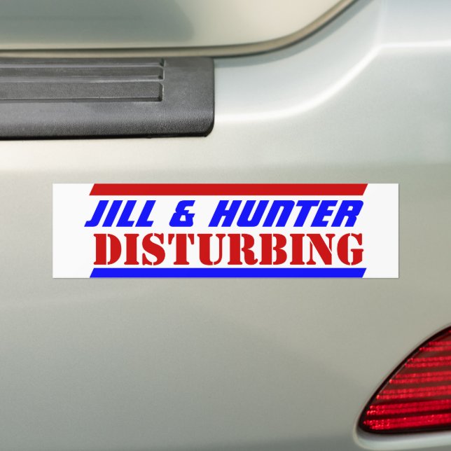 Adesivo Para Carro Presidente dos EUA JILL & HUNTER PERTURBANDO Ir pa (No carro)