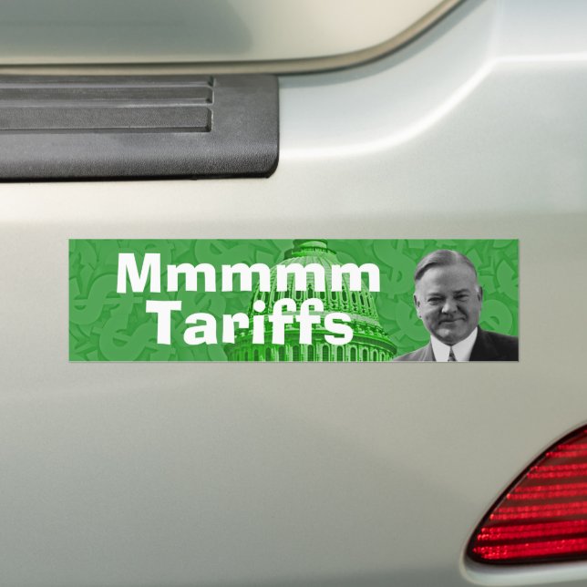 Adesivo Para Carro Presidente Herbert Hoover TariFF (No carro)