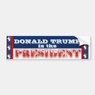 Adesivo Para Carro Presidente Pro Democrata de Donald Trump