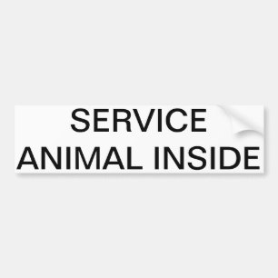 Adesivo Para Carro Preste serviços de manutenção ao animal dentro