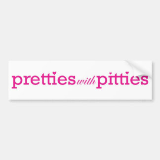 Adesivo Para Carro Pretties com Pitties