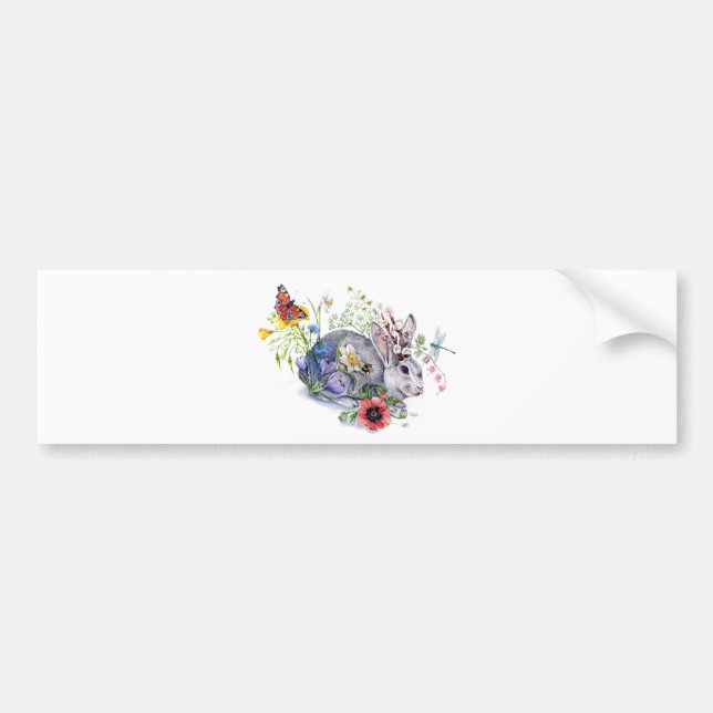 Adesivo Para Carro Primavera Jackalope (Frente)