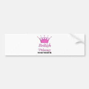 Adesivo Para Carro Princesa britânica
