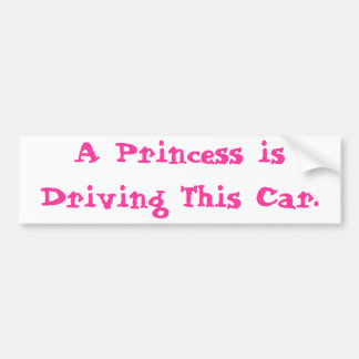 Adesivo Para Carro Princesa Driving