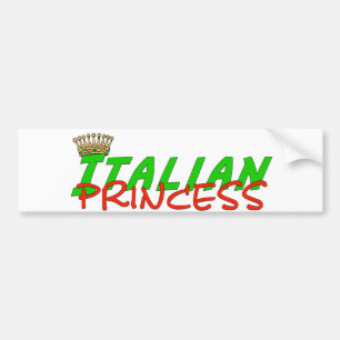 Adesivo Para Carro Princesa Italiana Com Coroa