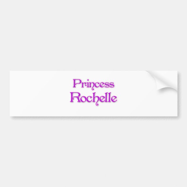 Adesivo Para Carro Princesa Rochelle (Frente)