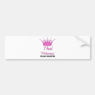 Adesivo Para Carro Princesa tailandesa