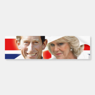 Adesivo Para Carro Príncipe Carlos & HRH Duquesa Cornwall
