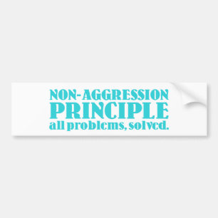 Adesivo Para Carro Princípio da Não-Agressão