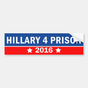 Adesivo Para Carro Prisão 2016 de Hillary Clinton 4