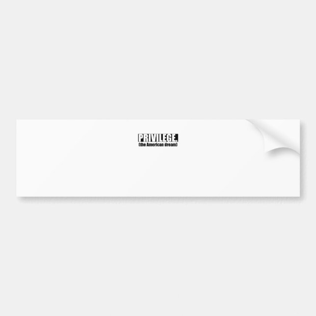 Adesivo Para Carro Privilégio branco (Frente)