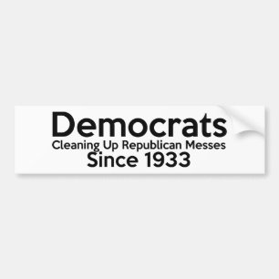 Adesivo Para Carro Pro Democratas engraçadas