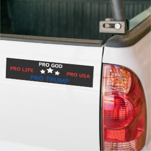 Adesivo Para Carro Pro God Pro Life Pro Usa Pro Trump