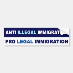 Adesivo Para Carro Pro imigração LEGAL