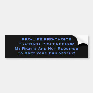 Adesivo Para Carro PRO-LIFE PRO-ESCOLHA PRO-BABY PRO-FREEDOMMy...