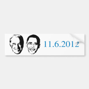 Adesivo Para Carro Pro-Obama - 11-6-2012