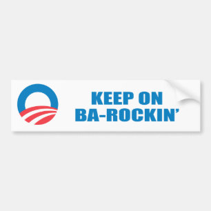 Adesivo Para Carro Pro-Obama - MANTENHA em BA-ROCKIN