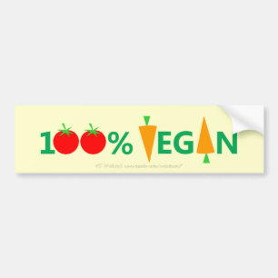 Adesivo Para Carro Pro Vegan Veggies Cartoon Art Carrots Tomates