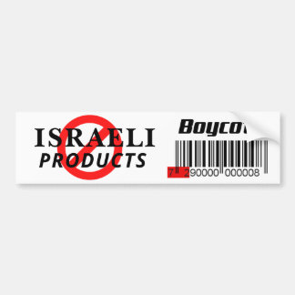 ADESIVO PARA CARRO PRODUTOS ISRAELITAS DE BOYCOTT