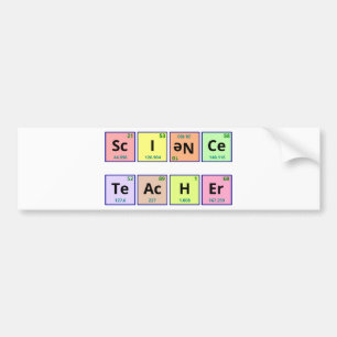 Adesivo Para Carro Professor de ciências