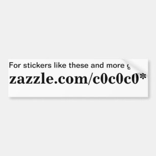 Adesivo Para Carro Promoção de Zazzle
