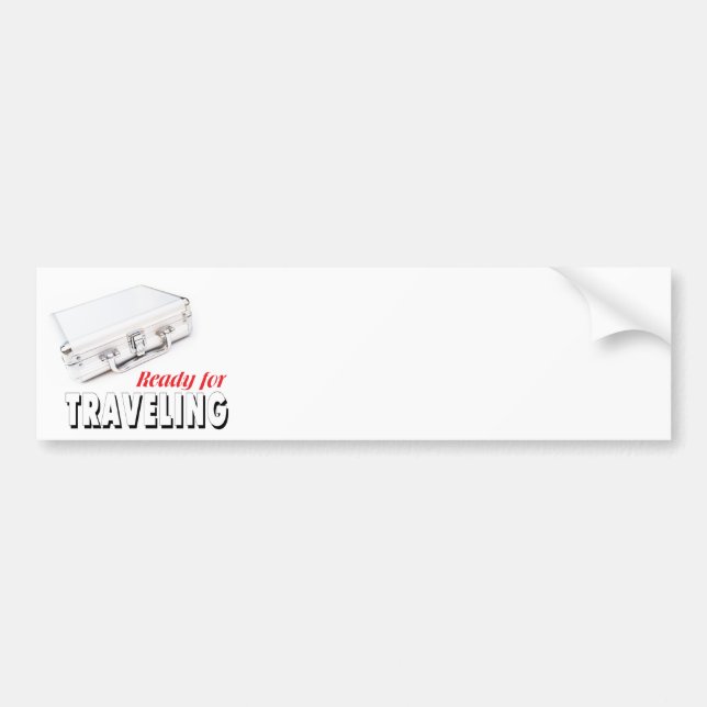 Adesivo Para Carro Prontos para viajar (Frente)