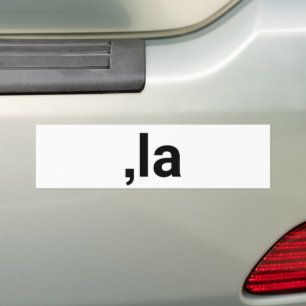 Adesivo Para Carro Pronúncia vírgula La kamala escura engraçada