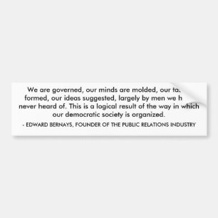 Adesivo Para Carro Propaganda - Edward Bernays