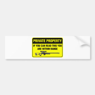 Adesivo Para Carro Propriedade privada